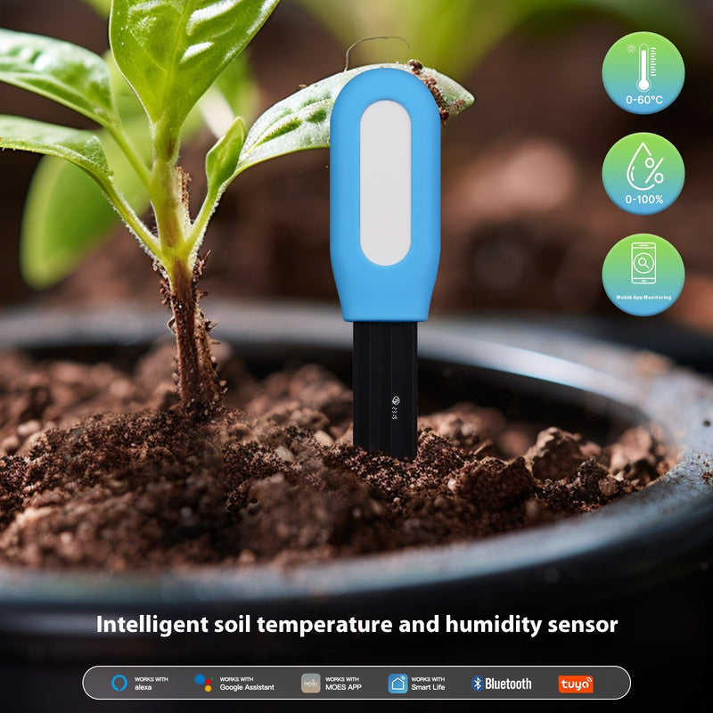 Graffiti Bluetooth Smart Home Soil Bag Temperature Meter